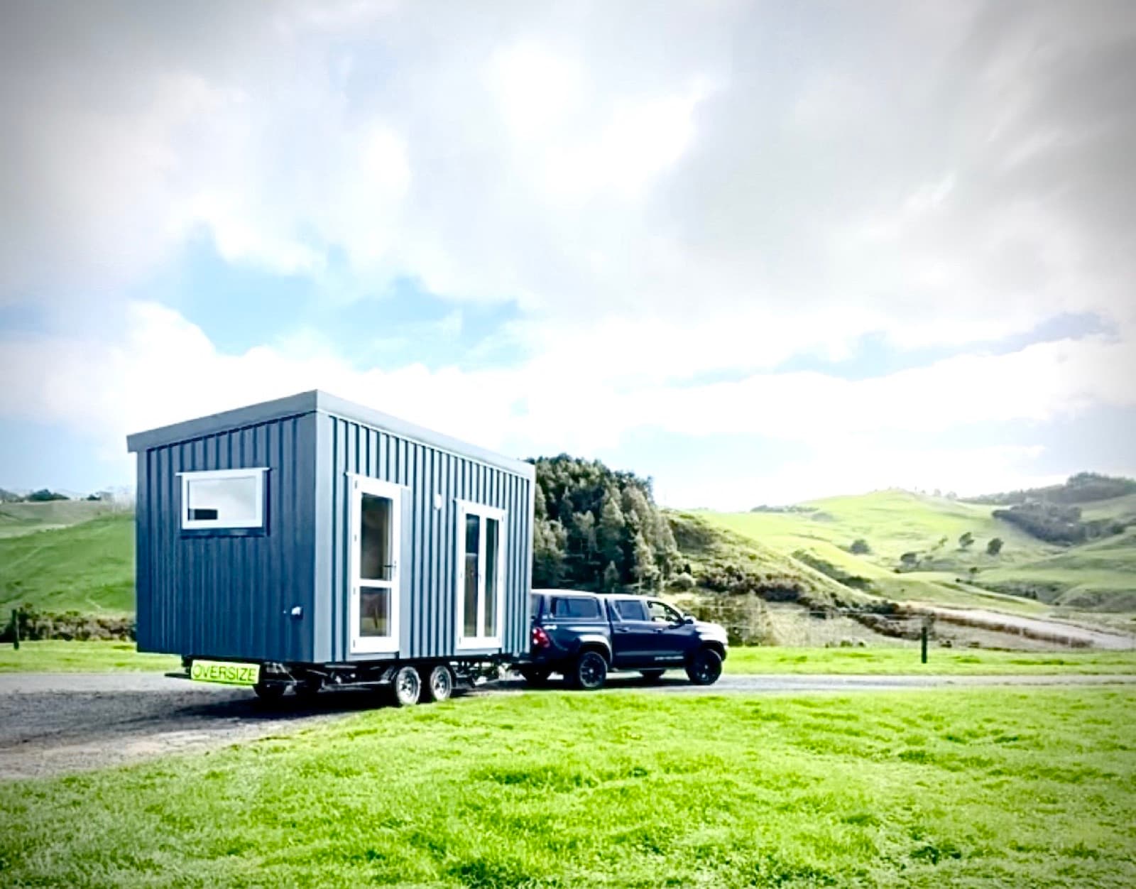 Smart Housing Solutions Waihi build - Smart Housing Solutions cabin on a rural customer site
