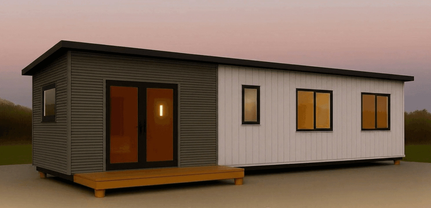 16m × 6m Passive Three bedrooms Transportable Home